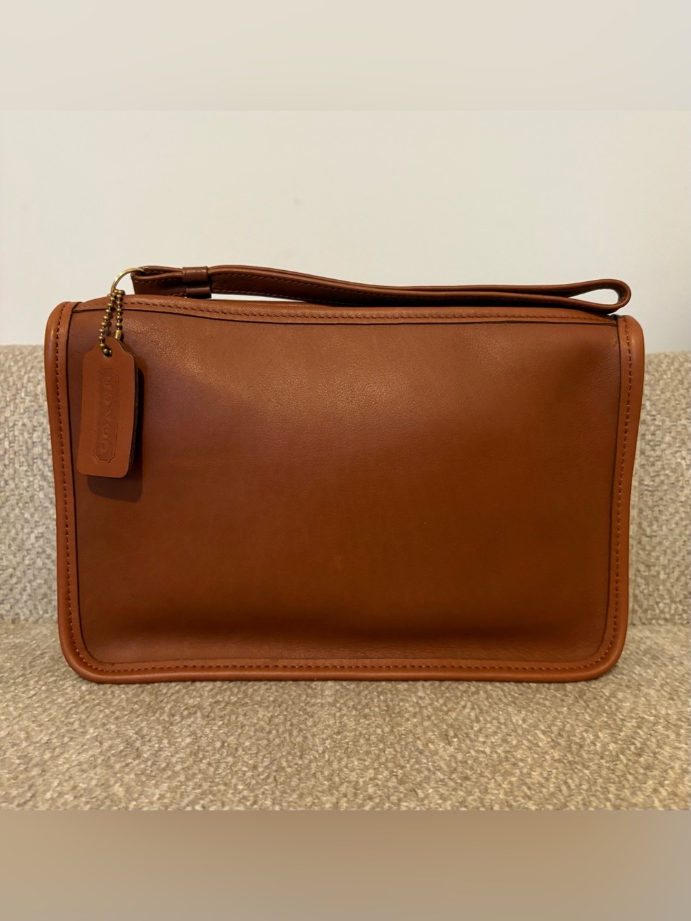 NWOT Coach #9972 Zip Top Clutch
